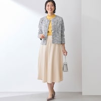モデル身長168cm／64-91・総丈73cm　※写真は撮影用のため総丈+8cmになります。
