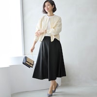 モデル身長168cm／64-91・総丈73cm ※写真は撮影用のため総丈+8cmになります。