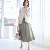 モデル身長169cm／64-91・総丈73cm ※写真は撮影用のため総丈+8cmになります。