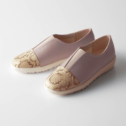 洗える軽量ゴム入りスリッポン