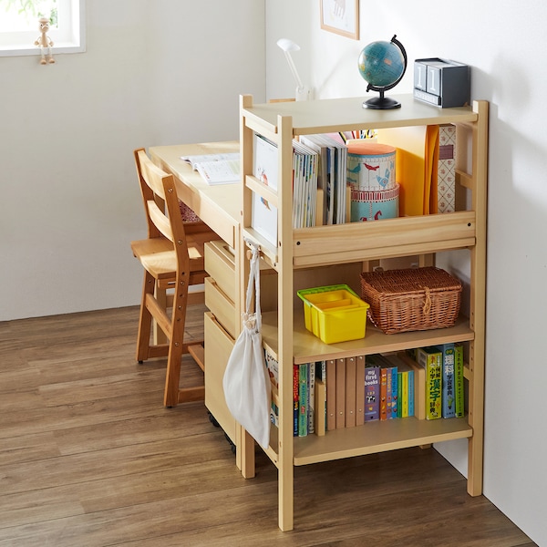 【ベルメゾン】シリーズの学習机にぴったりなラック