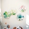 植物柄の六角形ウォールアート