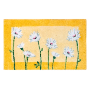 のびやかなデイジー柄が玄関を明るくしてくれます/約45×75cm