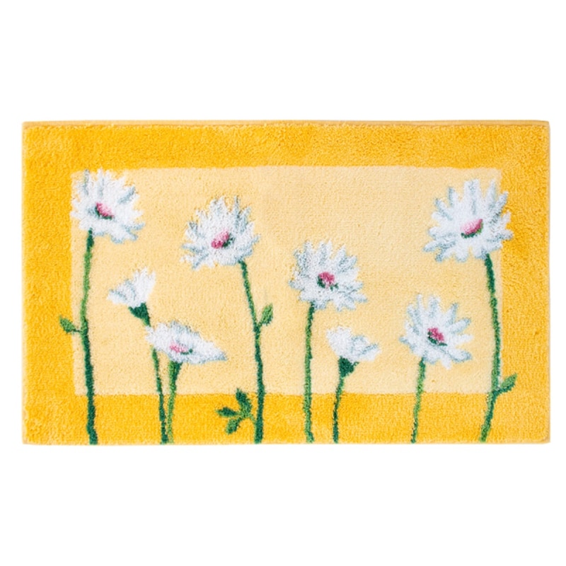 のびやかなデイジー柄が玄関を明るくしてくれます/約45×75cm