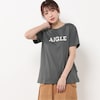 【エーグル/AIGLE】半袖ロゴプリントTシャツ
