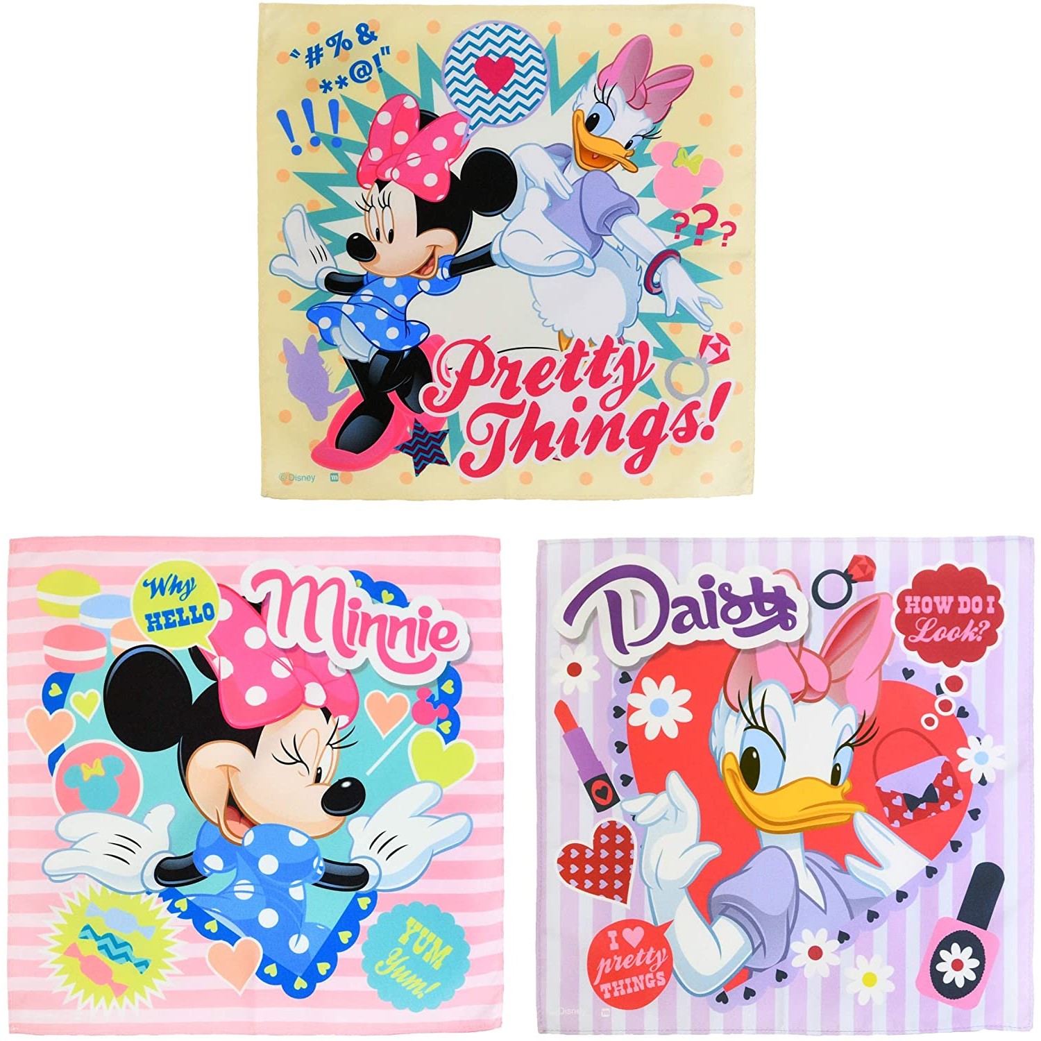 【ディズニー/Disney】ランチクロス3枚セット(選べるキャラクター)