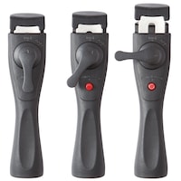 取っ手は2段階ロック式