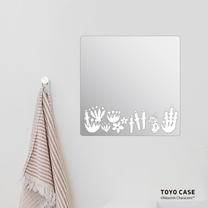 ムーミンとスナフキン ウォールミラー キャラクター グッズ ココニモミラー スナフキン ムーミン リトル 壁 壁掛けミラー 貼る 通販 鏡 21年最新入荷 壁掛けミラー