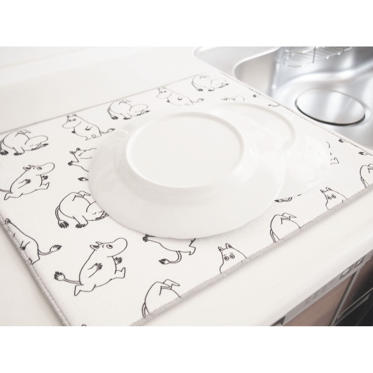 【ムーミン/MOOMIN】吸水水切りマット「ムーミン」