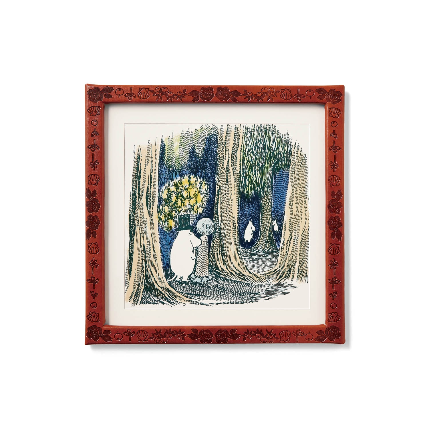 【匿名発送】ムーミン 絵画 絵 額入り オシャレ そのまま飾れる小説原作アート「ムーミン」 ワイドタイプ