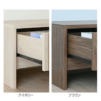 引出しはスライドレール付き。