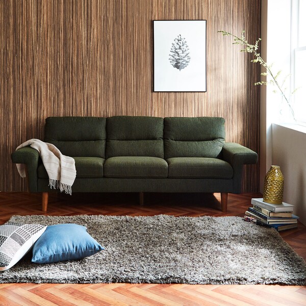 【ベルメゾン】コーデュロイデザインのゆったり寝転がれるソファー