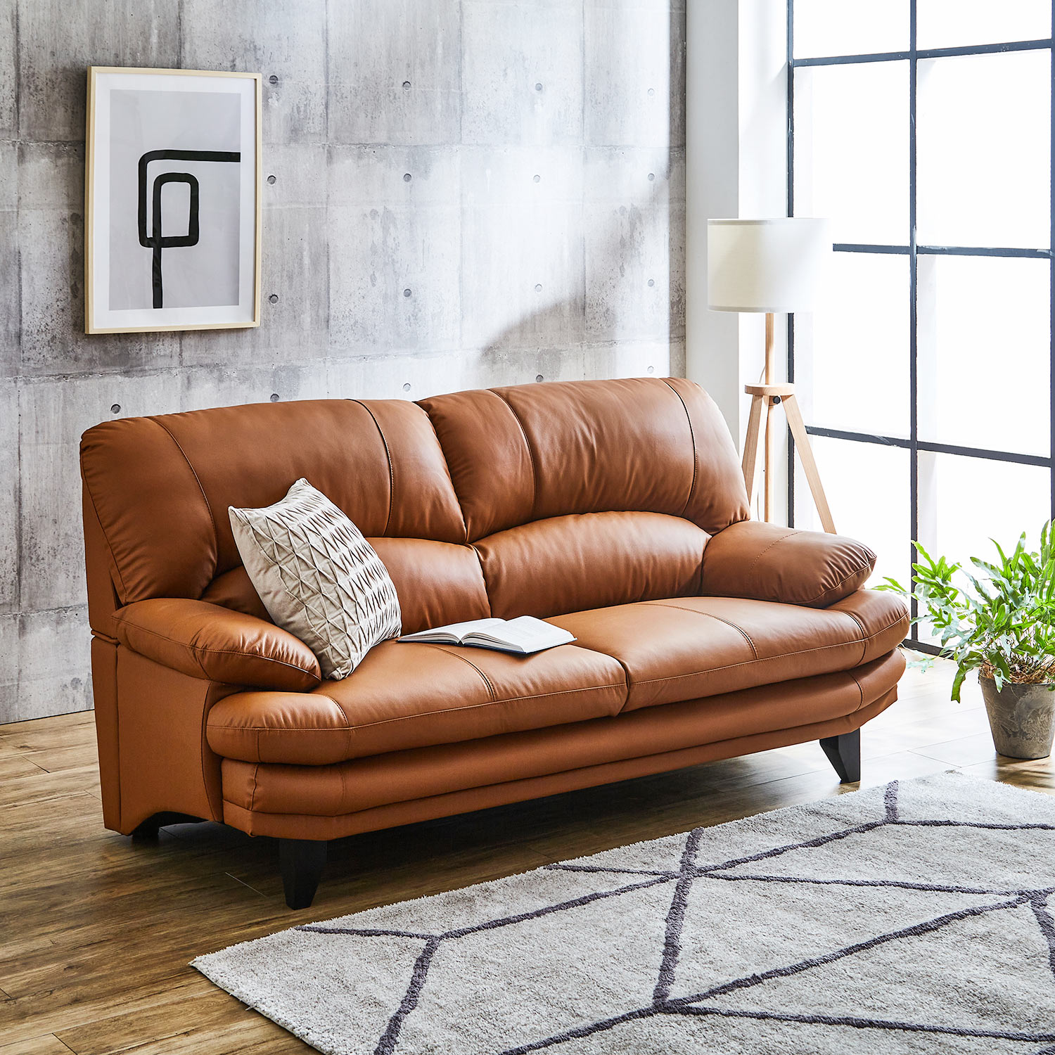 本革のポケットコイル入りハイバックソファー <2人掛け/2.5人掛け/3人掛け> 本革のポケットコイル入りハイバックソファー <2人掛け/2.5人掛け/3人掛け>