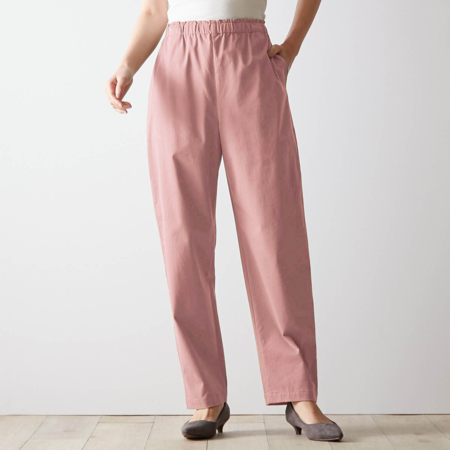 【ナチュラル & スタンダード/natural & standard】mon'pe(モンペ)パンツ (SS~3L)