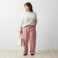モデル身長158cm／トップス3L・ボトム3L
