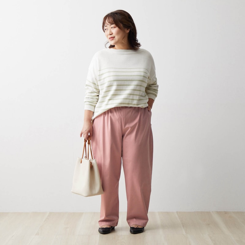 モデル身長158cm／トップス3L・ボトム3L