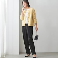 モデル身長168cm／M　※写真は撮影用のため股下+6cmになります。