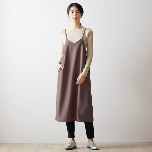 【3月31日(金)販売終了】 エプロンワンピース