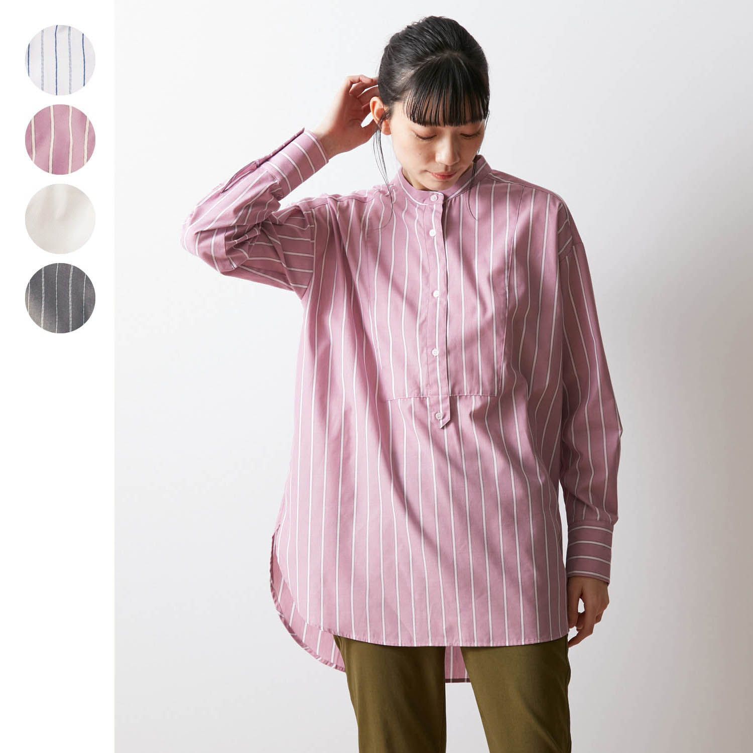 ストライプ シャツ レディースの通販 通販のベルメゾンネット ストライプ シャツ レディースの通販 通販のベルメゾンネット