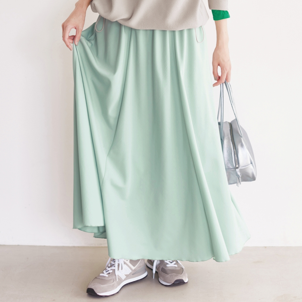 【スタイルノート/StyleNote】ストールスカート 【TV newsおかえり で着用されました】