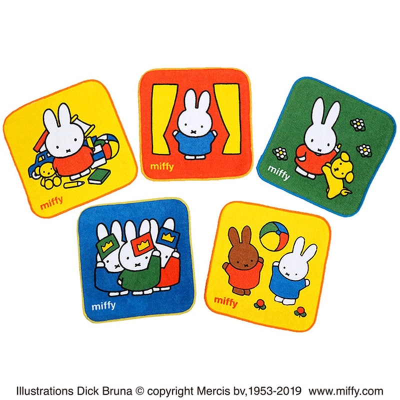 ミッフィー」ミニタオル５枚セット（子供用タオル/ハンカチ）|(ミッフィー/miffy)｜通販のベルメゾンネット
