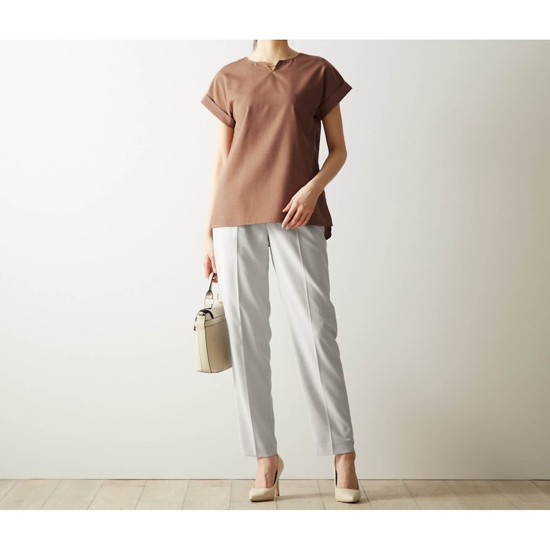 リネンライクシャツ シャツ レディース トップス 長袖 送料無料・9月24日10時〜発売。(100)メール便可