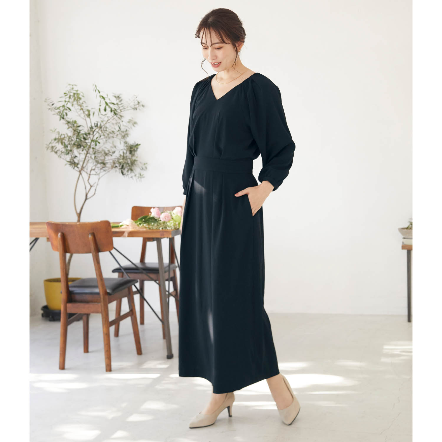 ワンピース フォーマル 黒の通販 通販のベルメゾンネット ワンピース フォーマル 黒の通販 通販のベルメゾンネット