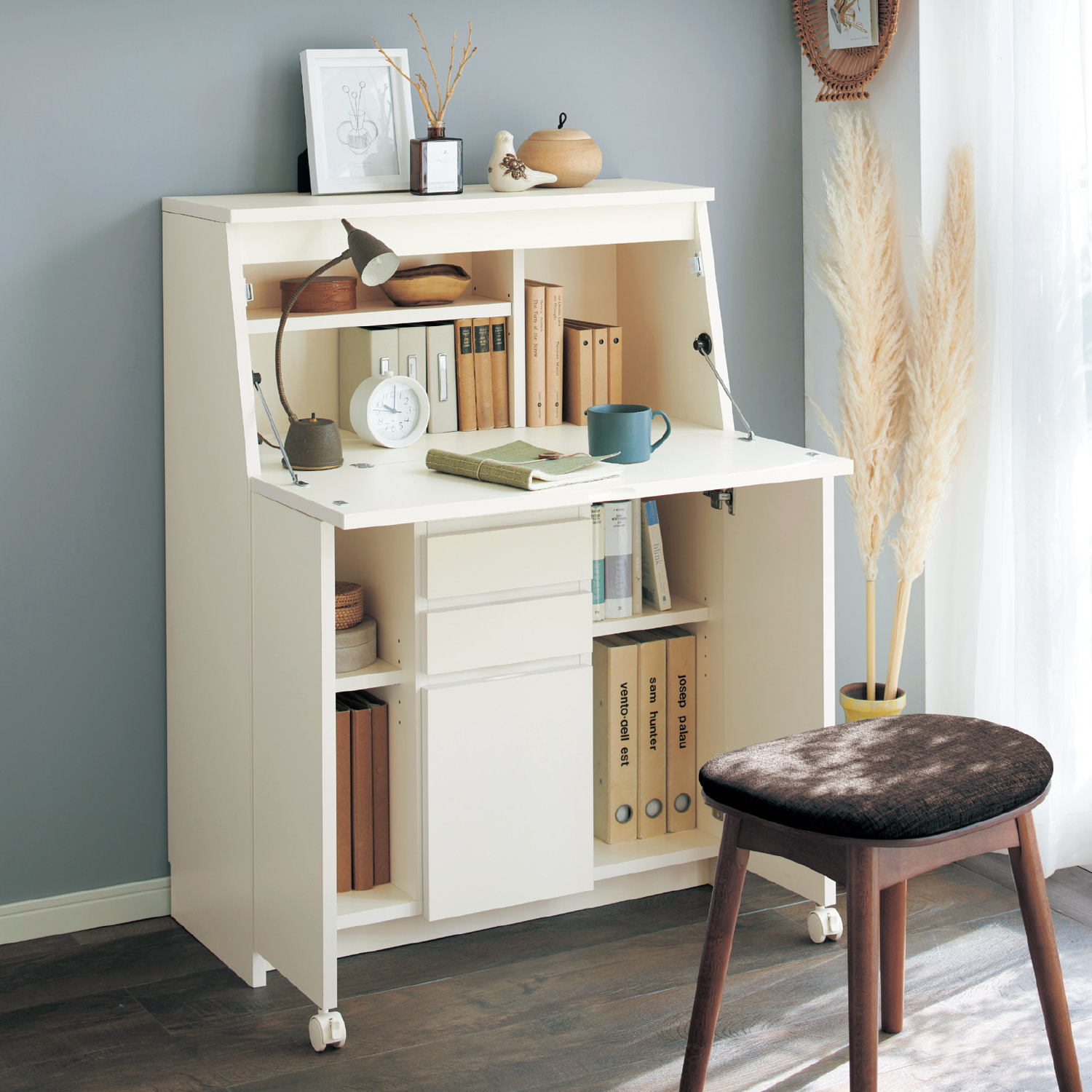 【ベルメゾン】薄型ライティングビューロー