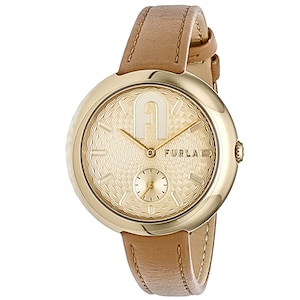 【フルラ/FURLA】本革ベルトロゴモチーフ腕時計