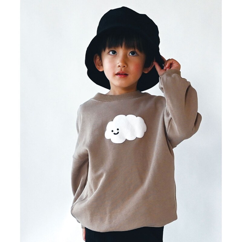 ふわふわ雲スウェットシャツ 男の子 女の子 ベビー 子供服 通販のベルメゾンネット