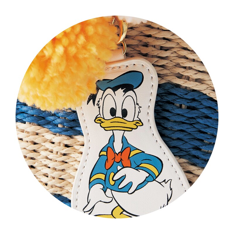 雑材かごバッグ ドナルドダック ディズニー Disney 通販のベルメゾンネット