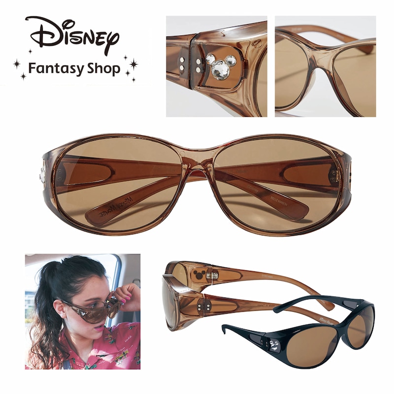 ファッション用オーバーグラス（メラニンレンズ使用）「ミッキーモチーフ」(ディズニー/Disney)｜通販のベルメゾンネット