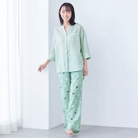 ミッキー&ミニーモチーフ　モデル身長165cm／Ｍ※撮影用のためボトム股下＋4ｃｍ