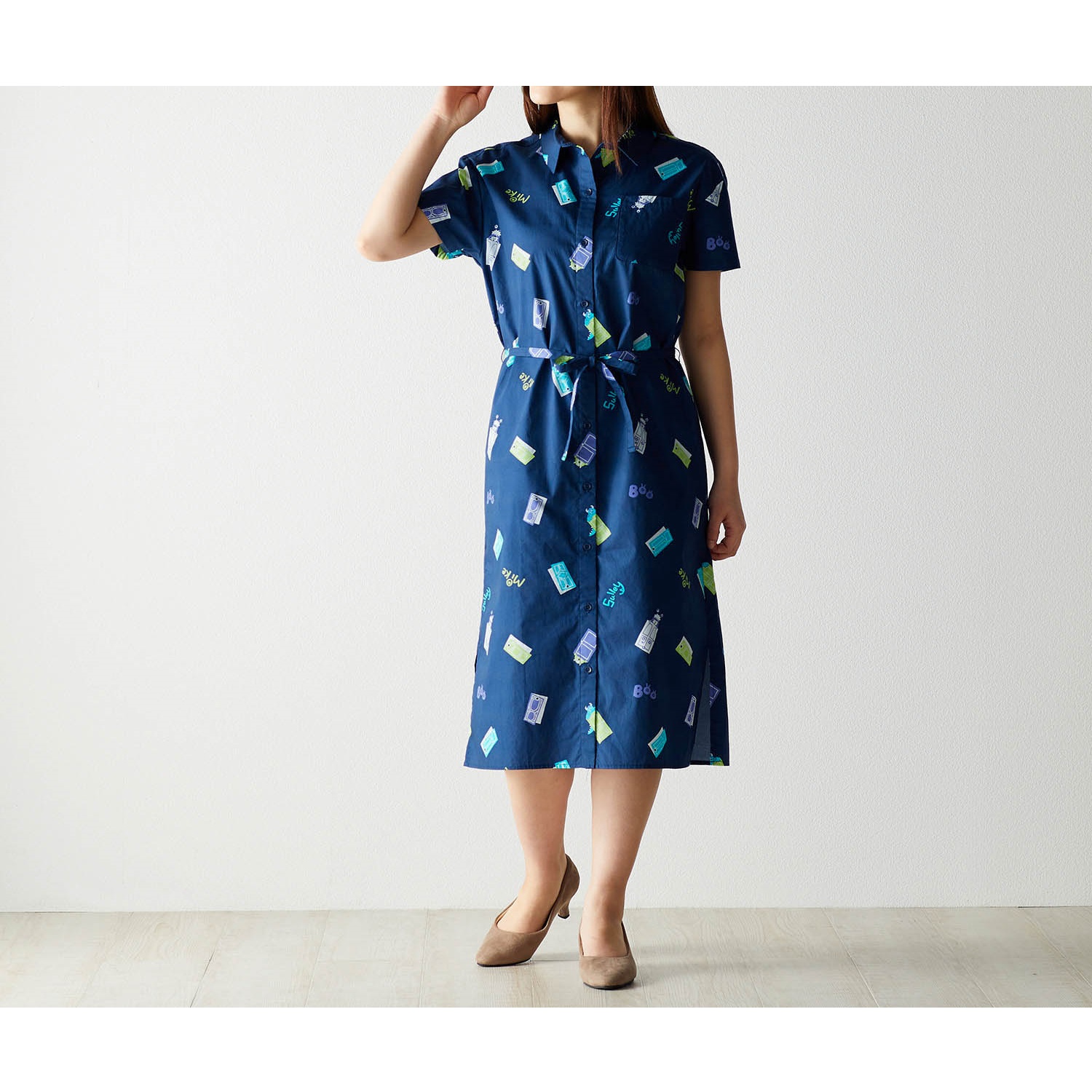 レディース お揃い半袖シャツワンピース 選べるキャラクター ディズニー Disney 通販のベルメゾンネット レディース お揃い半袖シャツワンピース 選べるキャラクター ディズニー Disney 通販のベルメゾンネット