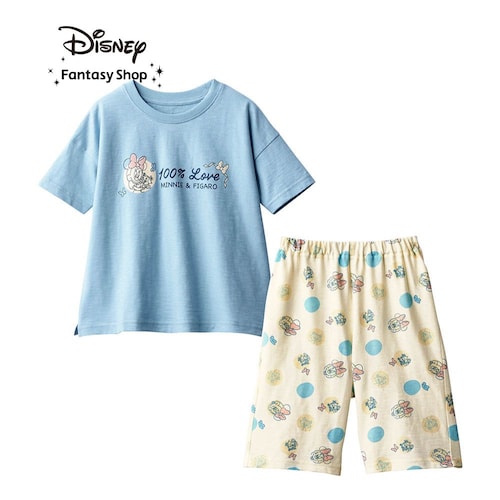 朝から晩まで着たくなる着心地。キッズスラブ天竺半袖パジャマ（選べるキャラクター）