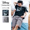 【ディズニー/Disney】【メンズ】身生地綿100%スラブ天竺半袖パジャマ(選べるキャラクター)