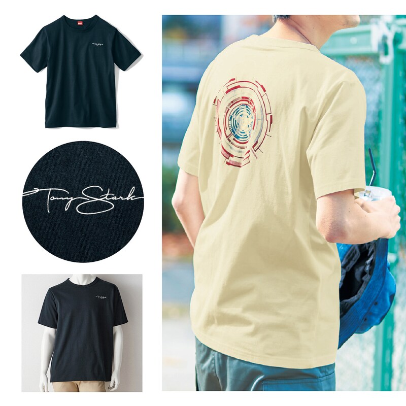 メンズ 半袖tシャツ 選べるキャラクター マーベル Marvel 通販のベルメゾンネット