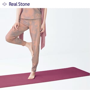 【リアルストーン/Real Stone】リバーシブルヨガマット8mm