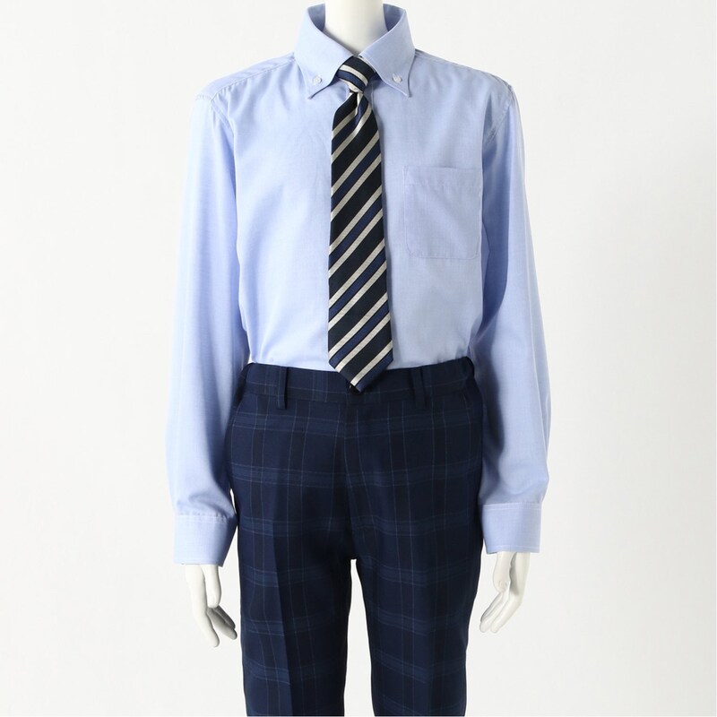 ベスト付きネイビーチェックスーツセット【ジュニア服】（子供服 