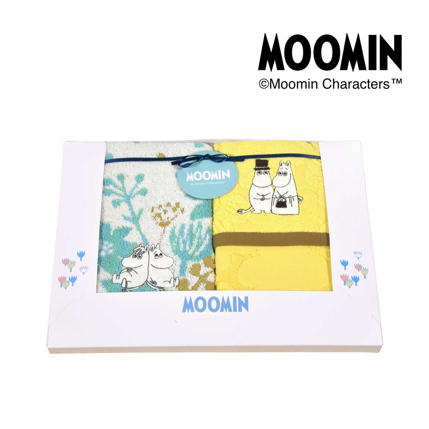 【ムーミン/MOOMIN】ムーミン (フレグラント) フェイス・ウォッシュタオル2枚セット