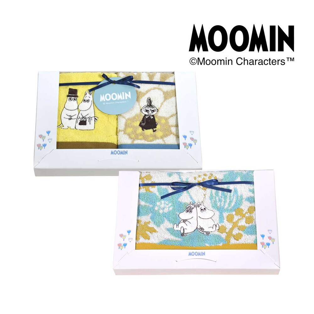 【ムーミン/MOOMIN】ムーミン (フレグラント) フェイス・ウォッシュタオル3枚セット