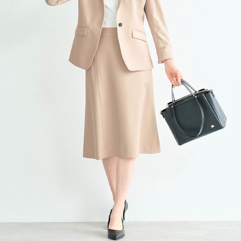 【エスエヌ バイ スタイルノート/SN by StyleNote】パターンにこだわった洗える通勤スカート