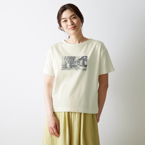 【汗ジミ防止】綿100％プリントTシャツ