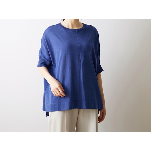 ゆるシルエットニットチュニック【撥水加工】［日本製］