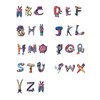 【ベルメゾン】刺繍アルファベットワッペン3個セット