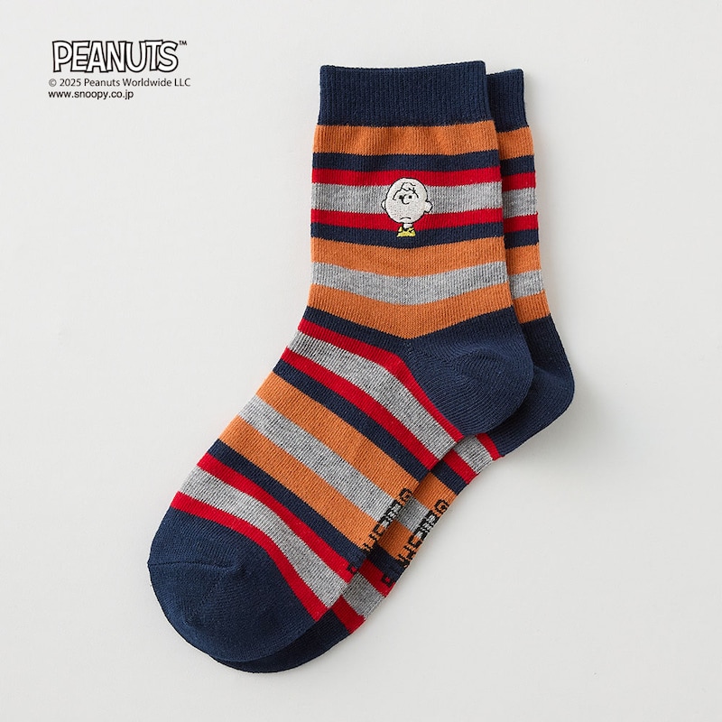 Ａ２１／ボーダー×チャーリーブラウン(クルー丈)