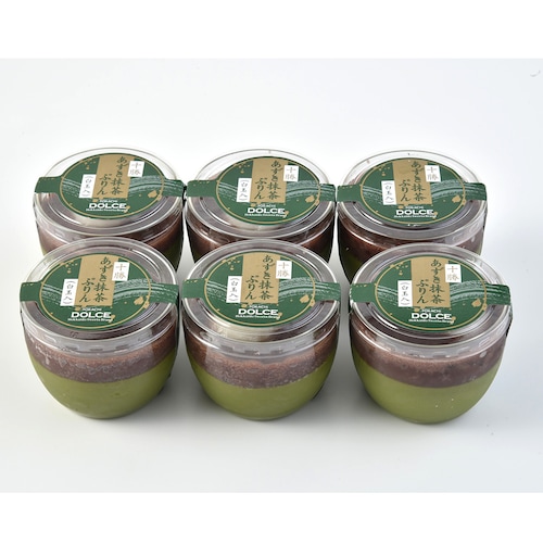 【予約商品】 母の日 十勝小豆抹茶プリン（白玉入り） 【ご注文は5月3日まで】