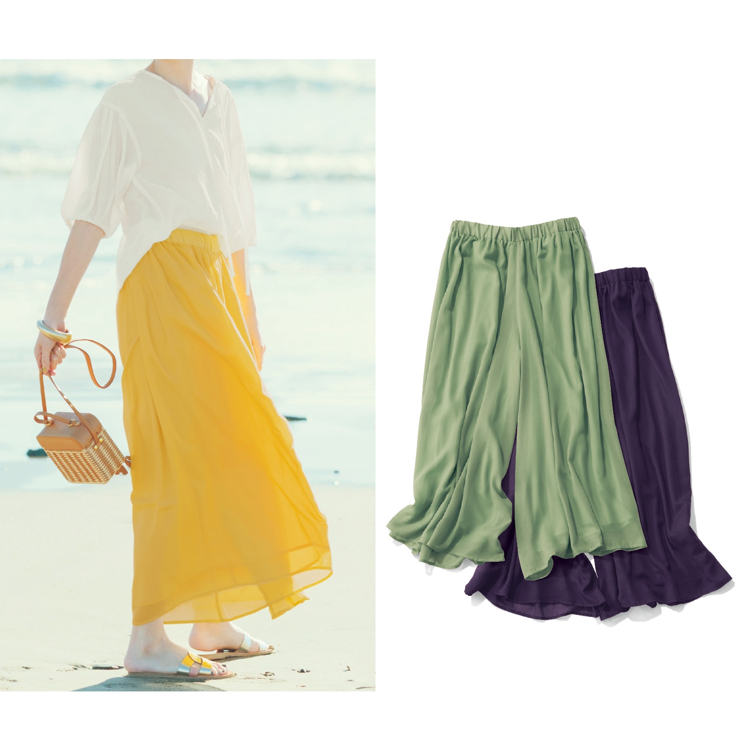 ウエスト楽ちんスカート風ガウチョパンツ 大きいサイズ ラ フィット La Fite 通販のベルメゾンネット ウエスト楽ちんスカート風ガウチョパンツ 大きいサイズ ラ フィット La Fite 通販のベルメゾンネット