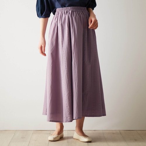 【6月28日 セール追加】 刺繍レース切り替えスカート
