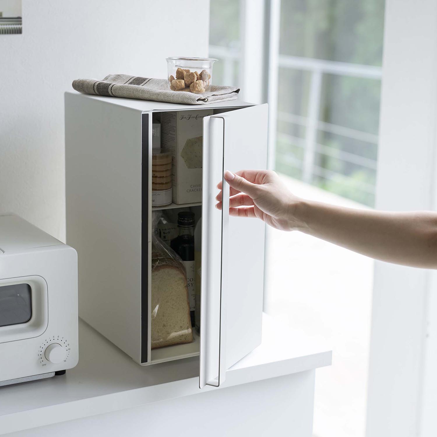 【タワー/tower】ブレッドケース スリム 2段式